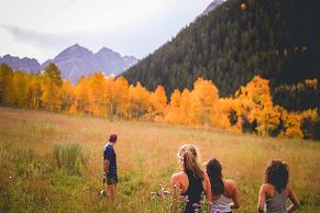 hiking in the aspens